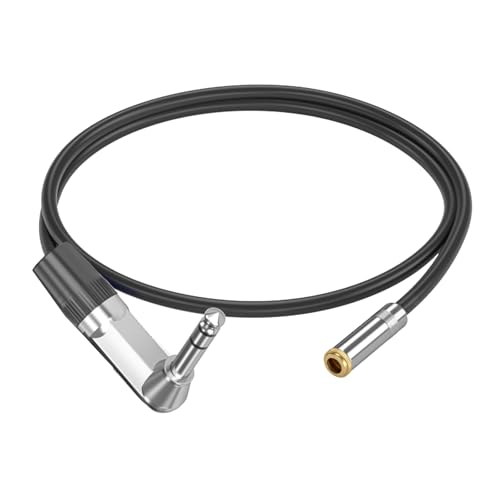 Loxyxbnh 6,35 mm Stecker auf Buchse, 3,5 mm Kopfhörer-Adapter, 1/4 auf 3,5 mm Stereo-Kabel, 6,35 mm 1/4 Stecker auf 3,5 mm 1/8 Buchse von Loxyxbnh