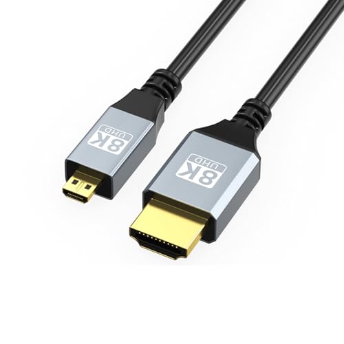 Loxyxbnh 6 x 2,3 mm Video auf Standard 10,5 x 2,5 mm Kabel, 8K60 Hz, einwandfreie Video- und Audio-Synchronisation, bidirektionale Ellenbogenleitung von Loxyxbnh