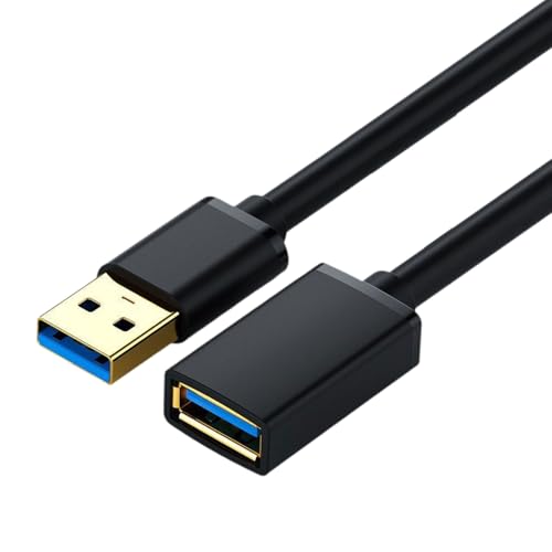 Loxyxbnh Flexibles USB3.0-Stecker Auf Buchse Verlängerungskabel Für Die Datensynchronisierung Und Aufladen Von Druckern Festplatten Kühlern von Loxyxbnh