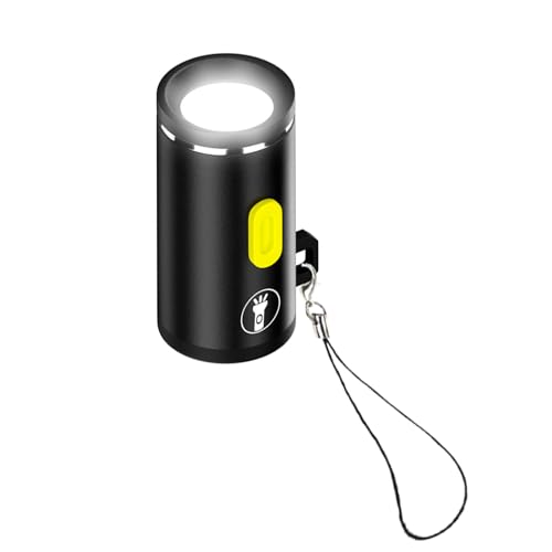 Loxyxbnh Tragbare Typ-C-Taschenlampe mit hoher Helligkeit, kleines LED-Licht, LED-Taschenlampen für Camping und Wandern von Loxyxbnh