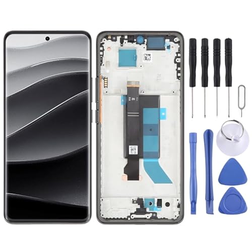 Lshyyds Für Xiaomi Redmi Note 14 Pro+ 5G LCD-Bildschirm-Digitizer, komplette Montage mit Rahmen von Lshyyds