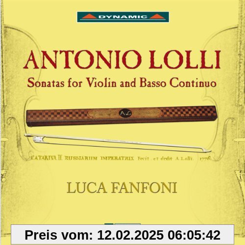 Sonatas for Violin and Basso Continuo von Luca Fanfoni