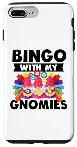 Hülle für iPhone 7 Plus/8 Plus Bingo With My Gnomies Damen Herren Lustiger Bingo-Zwerg von Lucky Bingo Gnomes Designs for Bingo Lover