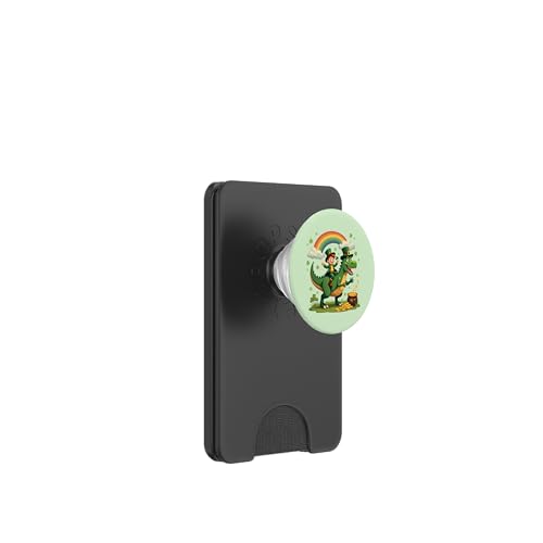 Lucky Leprechaun Reiten Dinosaurier St. Patrick's Day Kostüme PopSockets PopWallet für MagSafe von Lucky Leprechaun Riding Dinosaur St. Patricks tees