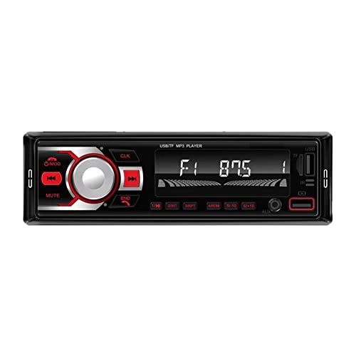 Luejnbogty Auto Buntes Licht FM Radio Ersatzteile Auto Bluetooth MP3 12V Multimedia Player Karte USB-Flash-Laufwerk Radio von Luejnbogty