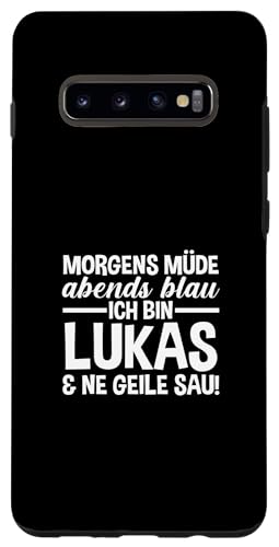 Hülle für Galaxy S10+ Vorname Lukas von Lukas Geschenk