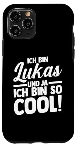 Hülle für iPhone 11 Pro Vorname Lukas von Lukas Geschenk