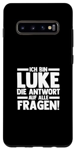 Hülle für Galaxy S10+ Vorname Luke von Luke Geschenk