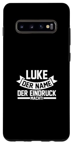 Hülle für Galaxy S10+ Vorname Luke von Luke Geschenk