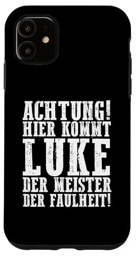 Hülle für iPhone 11 Vorname Luke von Luke Geschenk