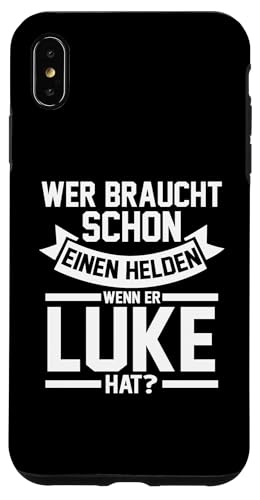 Hülle für iPhone XS Max Vorname Luke von Luke Geschenk