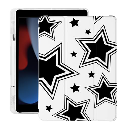 Cute Kawaii Y2K Star for iPad Pro 13 Inch Case M4 2024 (7th Generation) with Pencil Holder, Auto Sleep/Wake, Leather Soft TPU Back Cover von LuminousGuard