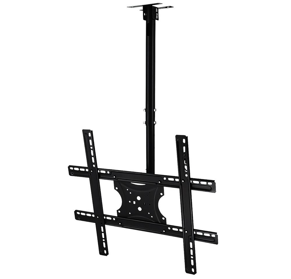 Lumkudos TV-Wandhalterungen höhenverstellbar 63-88 cm für 14-65 Zoll TVs TV-Deckenhalterung, (bis 65,00 Zoll, Packung set, 1-tlg., Höhenverstellbar 63-88 cm, bis 65 Zoll, neigbar -39° - +13°, schwenkbar bis 360) von Lumkudos