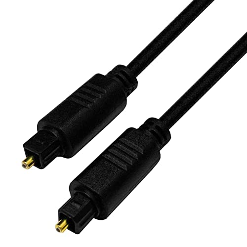 1m Toslink Kabel optisches Digitalkabel Audiokabel Lichtwellenleiter (LWL) Ø4mm von Lumonic