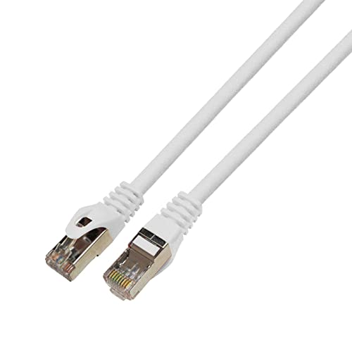 Lumonic 20m RJ-45 Netzwerkkabel Patchkabel CAT7 Weiß S/UTP Ethernet DSL LAN CAT.7 von Lumonic