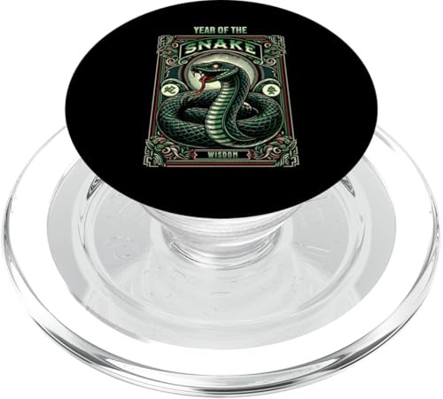 Celebrate Chinese New Year of the Snake 2025 Tarotkarte PopSockets PopGrip für MagSafe von Lunar New Year 2025 Chinese Tee Shop