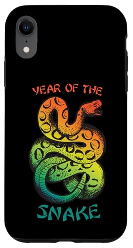 Hülle für iPhone XR Feiern Sie das chinesische Neujahr der Schlange 2025 Psychedelic von Lunar New Year 2025 Chinese Tee Shop