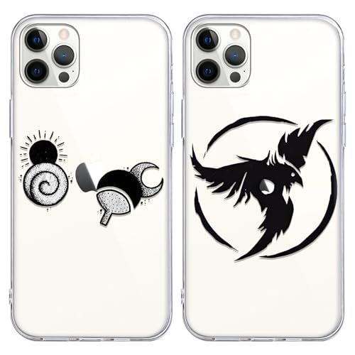 2 Stück transparent Handyhülle für Google Pixel 6a(5G) Hülle 6.2'', Anime Naruto Aesthetic Collection mit Muster Designs Manga Mädchen Junge Case Schutzhülle Stoßfest TPU Weich Ultra Dünn Cover von LunarDrift