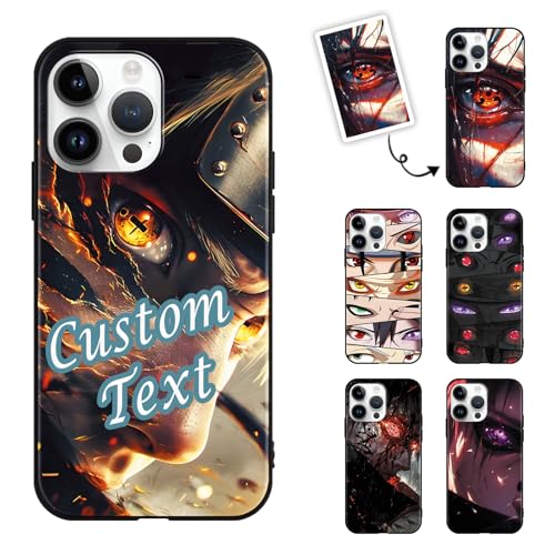 LunarDrift Personalisierte Handyhülle für Huawei Mate 20 Lite Hülle Zoll, Case Anime Naruto Uchiha Itachi Sasuke Akatsuki Manga Muster Optionale Foto & Text Custom Schutzhülle TPU Stoßfest für Junge von LunarDrift