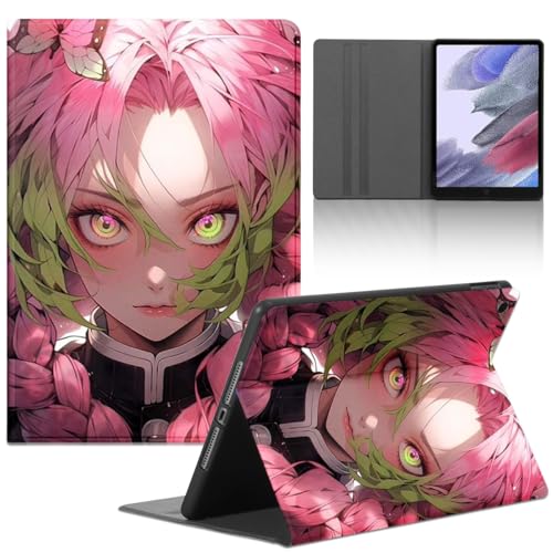 Tablet-Schutzhülle für Apple iPad Pro(2021/2020/2018) 12.9 Zoll Hülle, Demon Slayer Mitsuri Anime-Manga-Design Muster, Hüllen PU-Leder, Folio-Rückseite, Funda Back Cover für Frauen Männer von LunarDrift