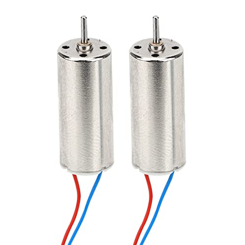 Quadcopter-Drohnenmotor, 2 Stück 8520 Motor Hohlbecher 8,5 X 20 Mm 3~5 V 0,15 A, Starke Ausgangsleistung, Leicht, 50000 U/min, 12 Cm Heckkreis, Wärmeableitungsloch von Luocute