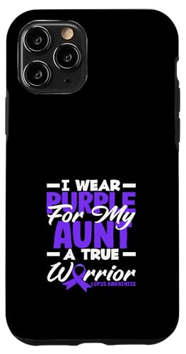 Hülle für iPhone 11 Pro Ich trage Lila, um meine Tante auf Lupus aufmerksam zu machen von Lupus Awareness Support Strength Apparel Gifts