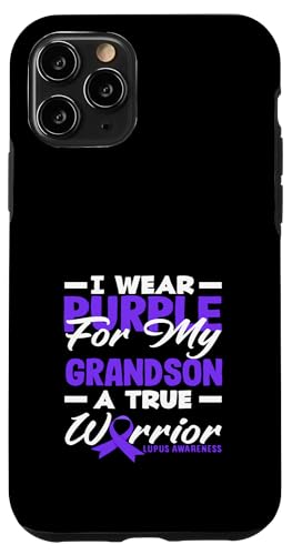 Hülle für iPhone 11 Pro Ich trage Lila für meinen Enkel Warrior Lupus Awareness von Lupus Awareness Support Strength Apparel Gifts