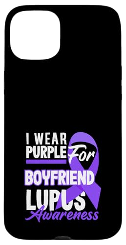 Hülle für iPhone 15 Plus Ich trage Lila für mein Freund Lupus Awareness von Lupus Awareness Support Strength Apparel Gifts