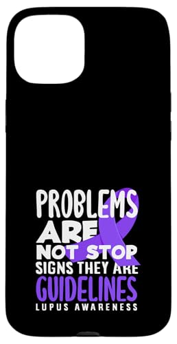 Hülle für iPhone 15 Plus Probleme sind keine Stoppzeichen, Lupusbewusstsein von Lupus Awareness Support Strength Apparel Gifts