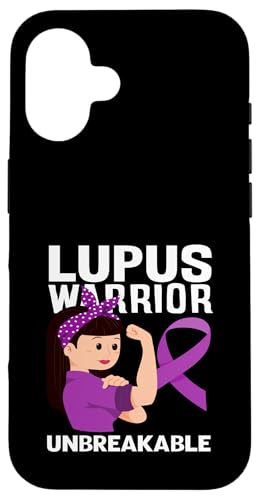 Hülle für iPhone 16 Lupus Warrior Lupus Bewusstsein unzerbrechlich von Lupus Awareness Support Strength Apparel Gifts