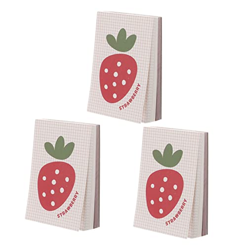 1 Satz Nachricht Notizblock DIY-Papier Obstaufkleber selbstklebende Nachricht klebriger Notizblock Büronotizen letter paper write board Zwiebelpapier Handkonto Dekorationspapiere Lurrose von Lurrose