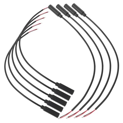 Lurrose 10Stücke Buchse Audiokabel für Kopfhörer Lautsprecher Mono mit Offenem Langlebiges Audiokabel für Gaming Geräte Schwarz Lurrose 10Stücke Buchse Audiokabel für Kopfhörer Lautsprecher Mono mit Offenem Langlebiges Audiokabel für Gaming Geräte Schwarz von Lurrose