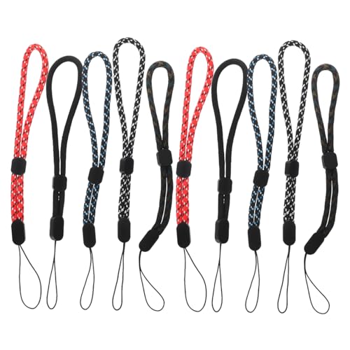 Lurrose 2 Sätze Handschlaufe Taschenlampe Handgelenk Kamera-lanyard Abzeichen Lanyards Reise-flash-laufwerk-lanyard Id-kartenhalter Handy-armband Id-schlüsselband Plastik 10 Stück * 2 von Lurrose