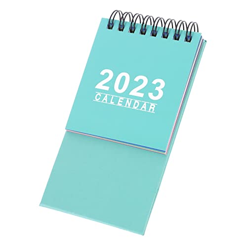 Lurrose 4 Stück Mini Tischkalender Flip Kalender 2023 Einfacher Stil Kalender Tischdekoration Tischdekoration Spiral Tischkalender Tagesplaner Notizblock Kleiner Kalender von Lurrose