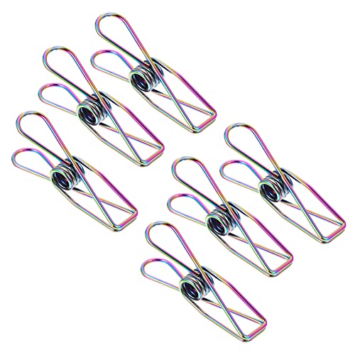 Lurrose 8 Sätze Fischschwanz Clip Büroklammern Binder Clips Papier Dokumenten Clips Retro Büro Clips Schulbedarf Clips Für Akten Papierclips Fischschwanz Clips 6 Stück * 8 von Lurrose