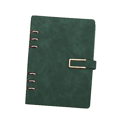 Lurrose Notizbuch Studenten A5 Tagebuch Loseblatt-notizblock Leere Notizbücher Leere Zeitschriften Schulheft Loseblatt-zeitschrift Tagebuch Schreiben A5-tagebuch Green Papier von Lurrose