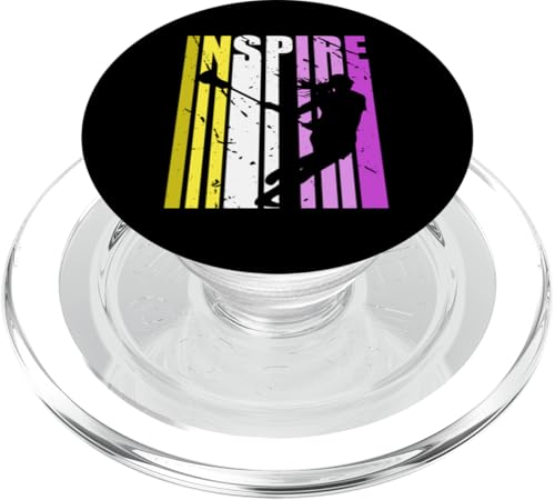 Girls Inspire Lacrosse Coach Geburtstags-Coaching-Fan PopSockets PopGrip für MagSafe von Lush Lacrosse