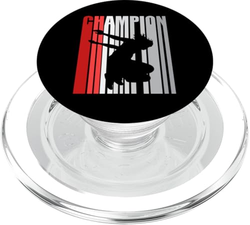 Red Champion of Parkour Retro Geburtstag Cool Competition PopSockets PopGrip für MagSafe von Lush Parkour