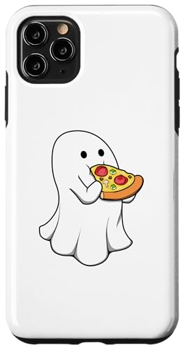 Hülle für iPhone 11 Pro Max Geist isst Pizza Niedlich Pizza machen Essen von Lustig Niedlich Ironisch Hobby Tiere