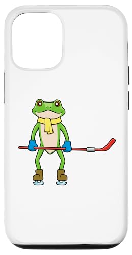 Hülle für iPhone 13 Frosch Hockeyspieler Hobby Wildlife Tier von Lustig Niedlich Ironisch Hobby Tiere