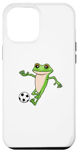 Hülle für iPhone 14 Plus Fußballspieler Frosch Niedliches Tier Ball Sport von Lustig Niedlich Ironisch Hobby Tiere