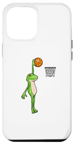 Hülle für iPhone 14 Plus Niedlicher Frosch Basketballspieler Hobby Sport von Lustig Niedlich Ironisch Hobby Tiere