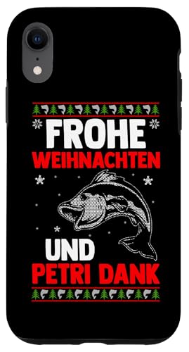 Hülle für iPhone XR Weihnachtsmann Angeln Weihnachtsfest Weihnachten von Lustige Angeln Weihnachtssprüche Für Angler