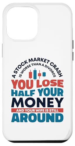 Hülle für iPhone 12 Pro Max Stock Market Crash Trader Börse Aktienmarkt Aktien von Lustige Börse Bulle Bär ETF Geschenke für Anfänger