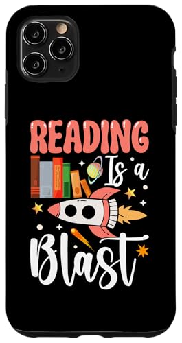 Hülle für iPhone 11 Pro Max Reading Is A Blast von Lustige Bücherwurm Geschenke Lese Liebhaber Lesen
