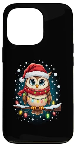 Hülle für iPhone 13 Pro Frohe Weihnachten Eulen Liebhaber Merry Christmas Eule von Lustige Eulen Weihnachten Eule Design Shop