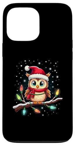 Hülle für iPhone 13 Pro Max Frohe Weihnachten Eulen Liebhaber Merry Christmas Eule von Lustige Eulen Weihnachten Eule Design Shop