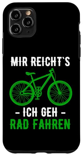 Hülle für iPhone 11 Pro Max Mir Reichts Ich Geh Rad Fahren Fahrrad Mountainbike Rennrad von Lustige Fahrrad Geschenke für Fahrradfahrer