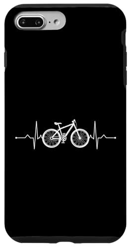 Hülle für iPhone 7 Plus/8 Plus Fahrrad Herzschlag Mountainbike Rennrad E-Bike EKG Fahrrad von Lustige Fahrrad Shirts