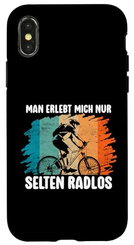 Hülle für iPhone X/XS Selten Radlos Fahrrad Radfahren Rennrad E-Bike Mountainbike von Lustige Fahrrad Shirts